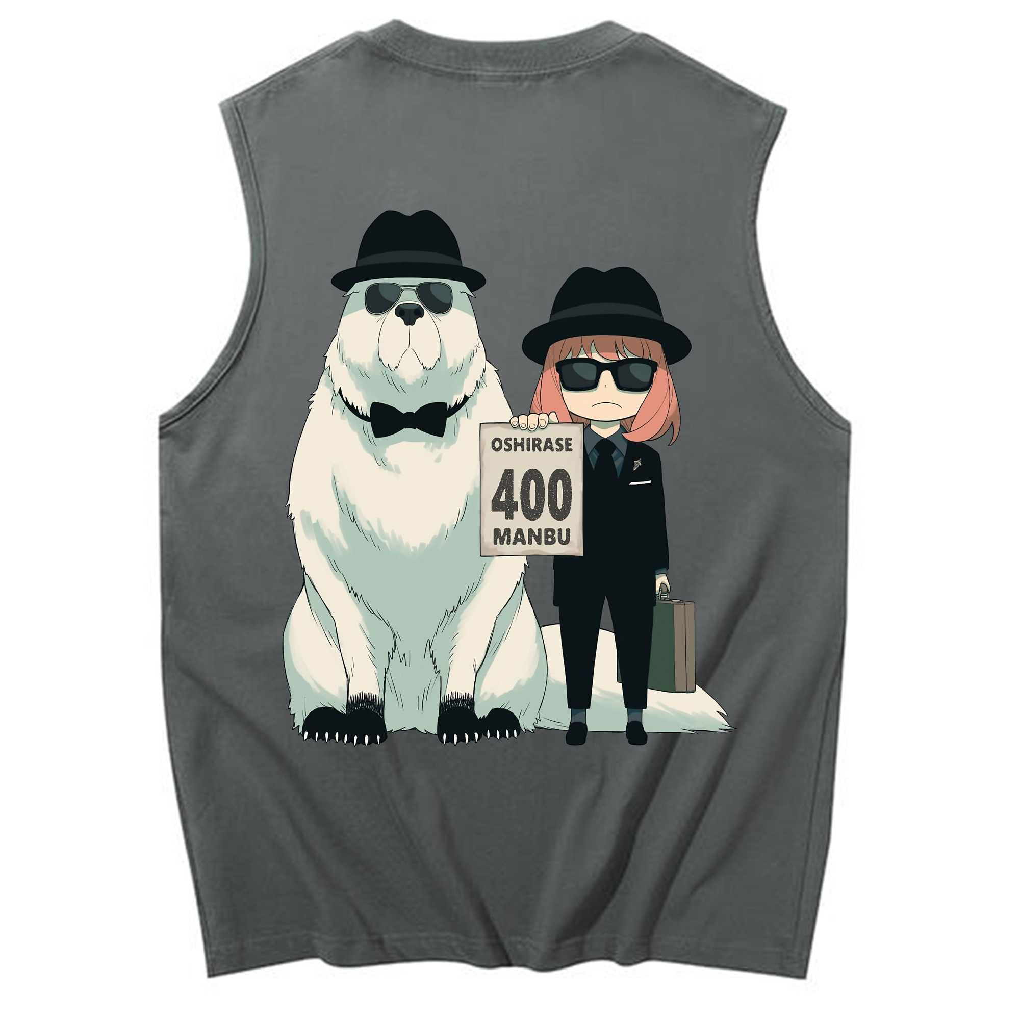 （画像用） SPY×FAMILY间谍家家酒 コットン100％タンクトップ（背面プリント）